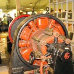 5A - Particolare turbina eccitatrice, oggi situata al "museo della tecnica elettrica dell'università di Pavia"