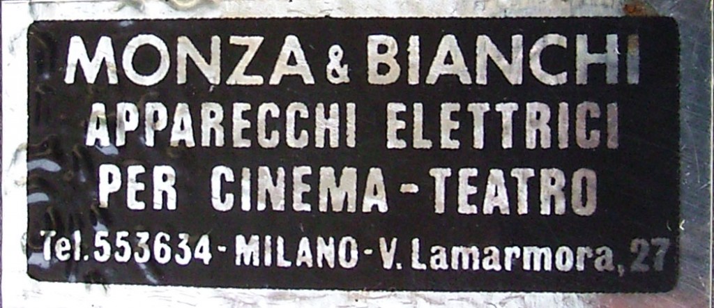 Etichetta "Monza e Bianchi"