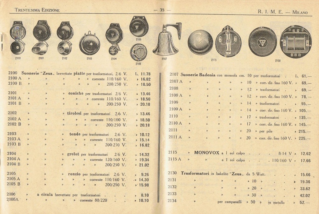 catalogo-rime-1937-materiale-elettrico-milano-001-coprire-indirizzo-sezione-cataloghi-e-libri-3