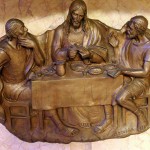 Bronzo, Cena Emmaus, Chiesa San Pancrazio Giardini Naxos