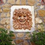 Maschera in Terracotta